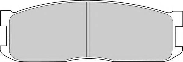 Комплект тормозных колодок, дисковый тормоз NECTO FD6462V