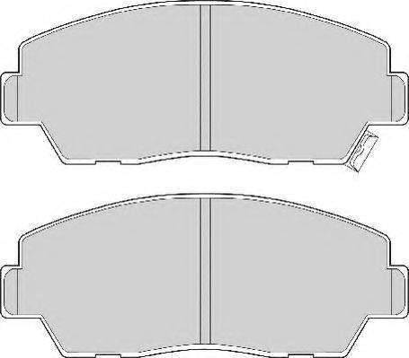 Комплект тормозных колодок, дисковый тормоз NECTO FD6456A