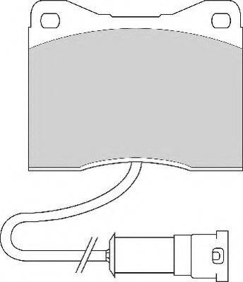 Комплект тормозных колодок, дисковый тормоз NECTO FD6339A
