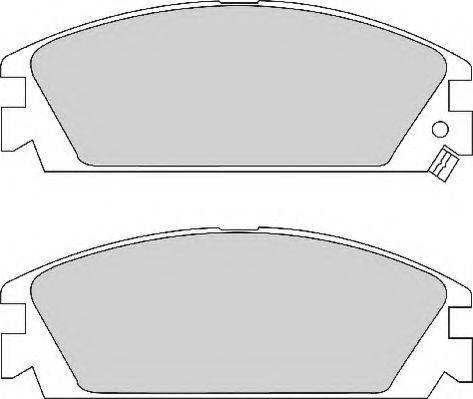 Комплект тормозных колодок, дисковый тормоз NECTO FD6290A