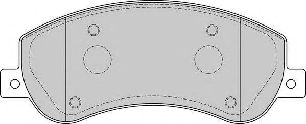 NECTO FD7271V Комплект тормозных колодок, дисковый тормоз