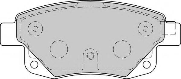 Комплект тормозных колодок, дисковый тормоз NECTO FD7273V