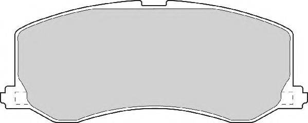 Комплект тормозных колодок, дисковый тормоз NECTO FD906A