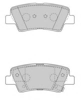 Комплект тормозных колодок, дисковый тормоз NECTO FD7531A
