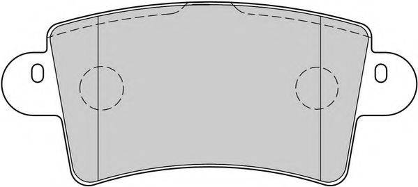 Комплект тормозных колодок, дисковый тормоз NECTO FD6894V