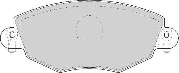 Комплект тормозных колодок, дисковый тормоз NECTO FD6931A