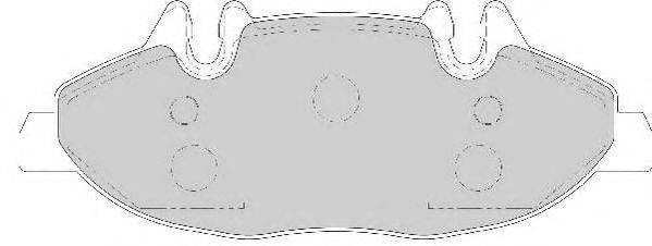 Комплект тормозных колодок, дисковый тормоз NECTO FD6929A