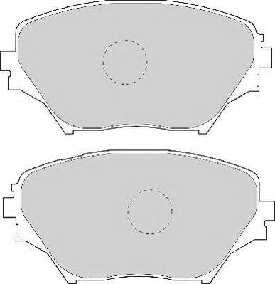 NECTO FD6999A Комплект тормозных колодок, дисковый тормоз