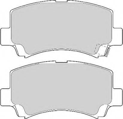 Комплект тормозных колодок, дисковый тормоз NECTO FD6912A