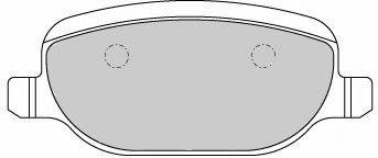 Комплект тормозных колодок, дисковый тормоз NECTO FD7194A