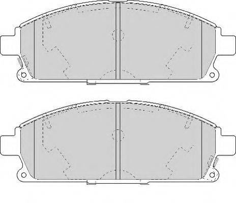 Комплект тормозных колодок, дисковый тормоз NECTO FD7061A