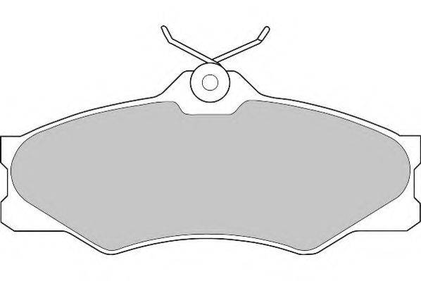 Комплект тормозных колодок, дисковый тормоз NECTO FD6263N