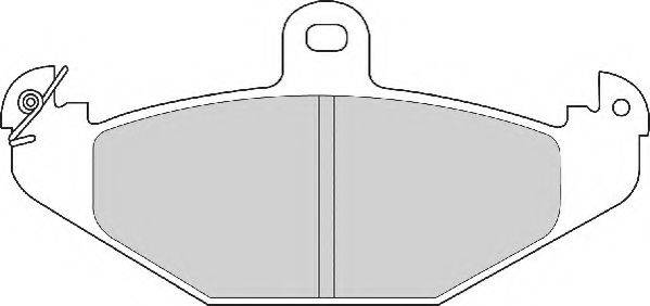 Комплект тормозных колодок, дисковый тормоз NECTO FD6485N