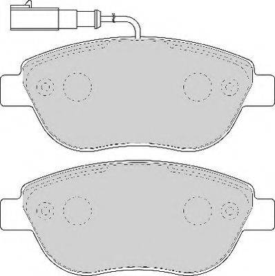 Комплект тормозных колодок, дисковый тормоз NECTO FD6917N