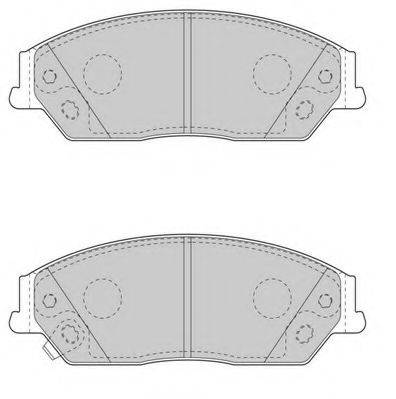 NECTO FD7591A Комплект тормозных колодок, дисковый тормоз