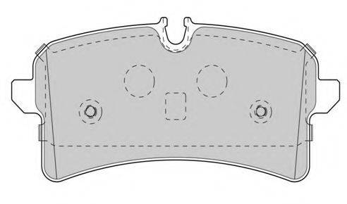 NECTO FD7586A Комплект тормозных колодок, дисковый тормоз