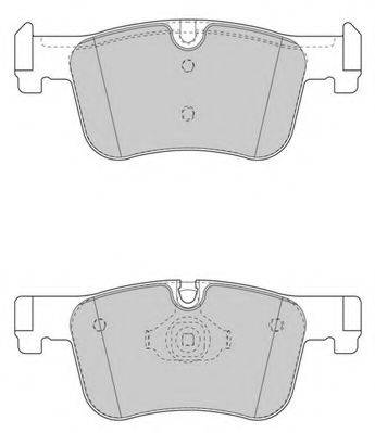 Комплект тормозных колодок, дисковый тормоз NECTO FD7598A