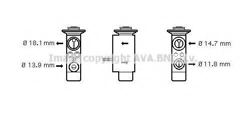 AVA QUALITY COOLING BW1085 Расширительный клапан, кондиционер