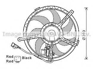 Вентилятор, охлаждение двигателя AVA QUALITY COOLING BW7534