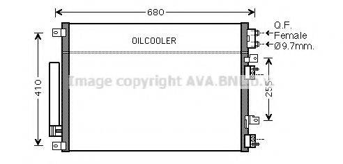 AVA QUALITY COOLING CR5093D Конденсатор, кондиционер