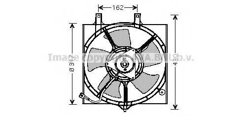 Вентилятор, охлаждение двигателя AVA QUALITY COOLING DN7510