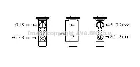 AVA QUALITY COOLING VO1181 Расширительный клапан, кондиционер