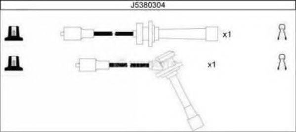 NIPPARTS J5380304 Комплект проводов зажигания