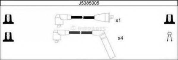 Комплект проводов зажигания NIPPARTS J5385005