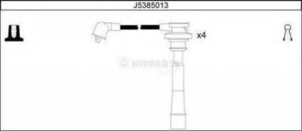 NIPPARTS J5385013 Комплект проводов зажигания