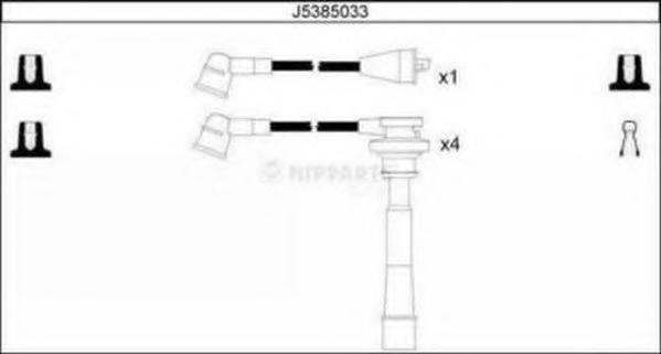 NIPPARTS J5385033 Комплект проводов зажигания