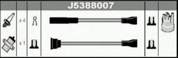 NIPPARTS J5388007 Комплект проводов зажигания