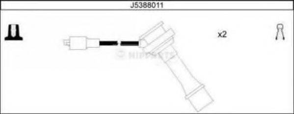 NIPPARTS J5388011 Комплект проводов зажигания