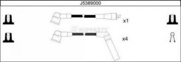 Комплект проводов зажигания NIPPARTS J5389000