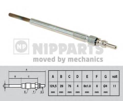 Свеча накаливания NIPPARTS N5712026