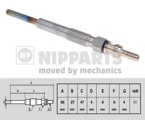NIPPARTS N5715020 Свеча накаливания