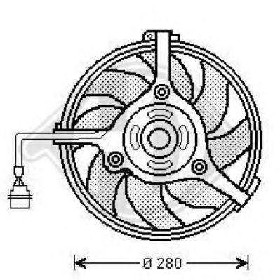 Вентилятор, охлаждение двигателя DIEDERICHS 1025001