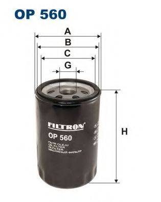 FILTRON OP560 Масляный фильтр; Масляный фильтр, ступенчатая коробка передач