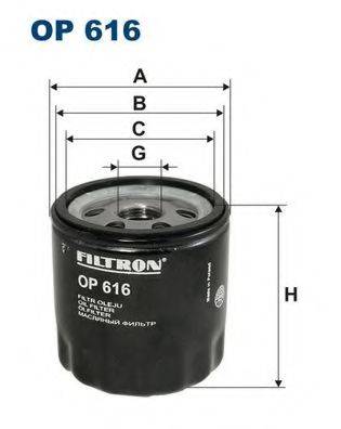 FILTRON OP616 Масляный фильтр