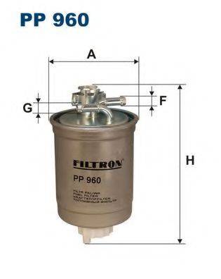 Топливный фильтр FILTRON PP960