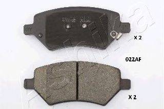 ASHIKA 5000022 Комплект тормозных колодок, дисковый тормоз
