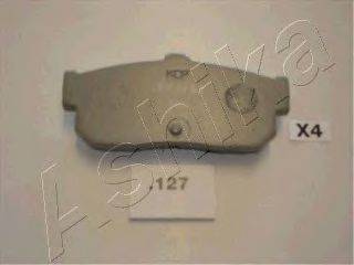 Комплект тормозных колодок, дисковый тормоз ASHIKA 51-01-127