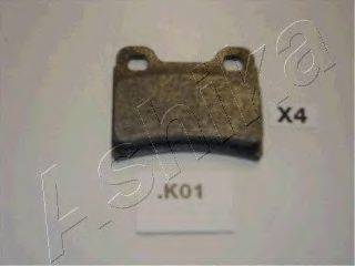 Комплект тормозных колодок, дисковый тормоз ASHIKA 51-0K-K01