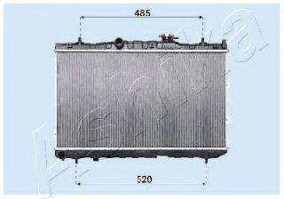 Радиатор, охлаждение двигателя ASHIKA RDA333030