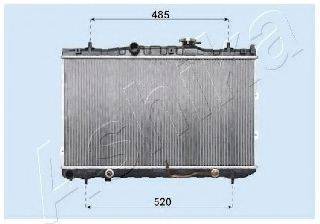 Радиатор, охлаждение двигателя ASHIKA RDA333031