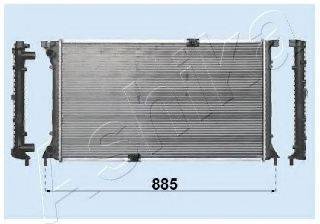 Радиатор, охлаждение двигателя ASHIKA RDC092032