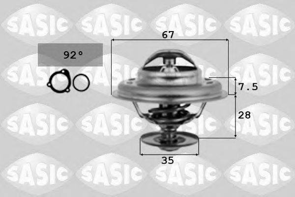 SASIC 9000016 Термостат, охлаждающая жидкость