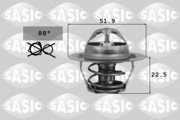Термостат, охлаждающая жидкость SASIC 9000124