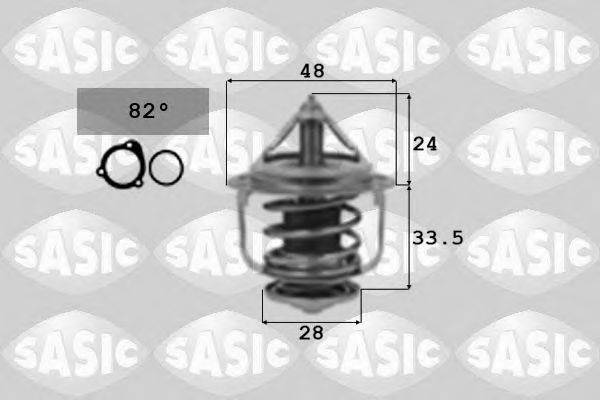 SASIC 9000317 Термостат, охлаждающая жидкость