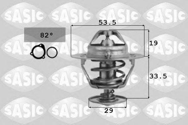 Термостат, охлаждающая жидкость SASIC 3306030