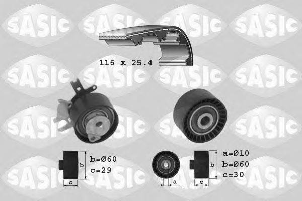 SASIC 1750014 Комплект ремня ГРМ